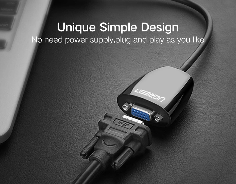 UGREEN MM105 40253 HDMI to VGA Converter 1080p