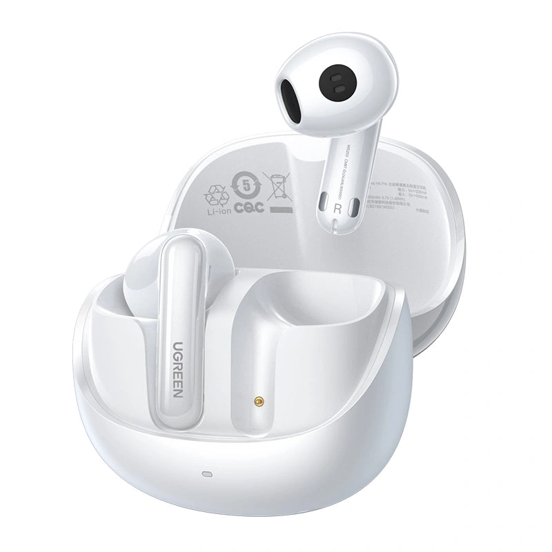 UGREEN HiTune H6 Pro Hybrid Active Noise-Cancelling Earbuds White WS203 35873