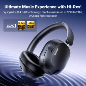 UGREEN HiTune Max5c HP203 35757 Hybrid Active Noise-Cancelling Headphones Black