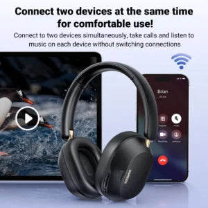 UGREEN HiTune Max5c HP203 35757 Hybrid Active Noise-Cancelling Headphones Black