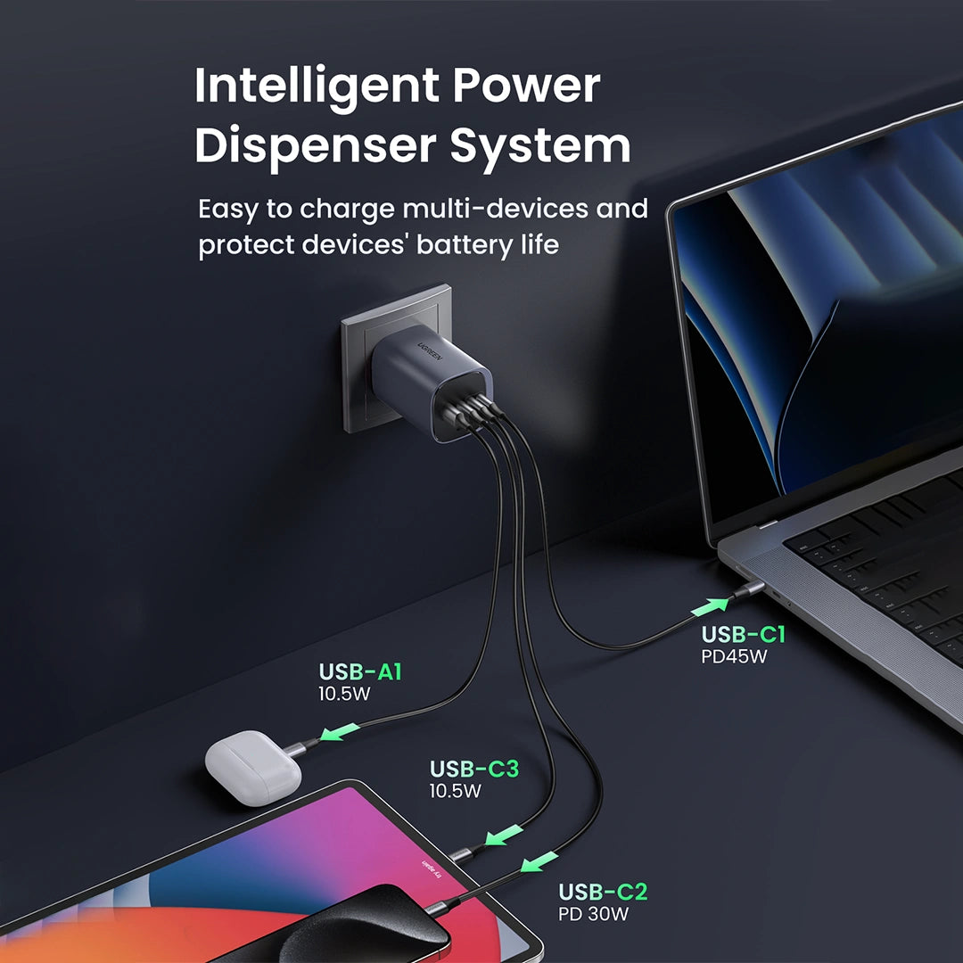 UGREEN X565 45226 Nexode S 100W 4-Port GaN Fast Charger UK
