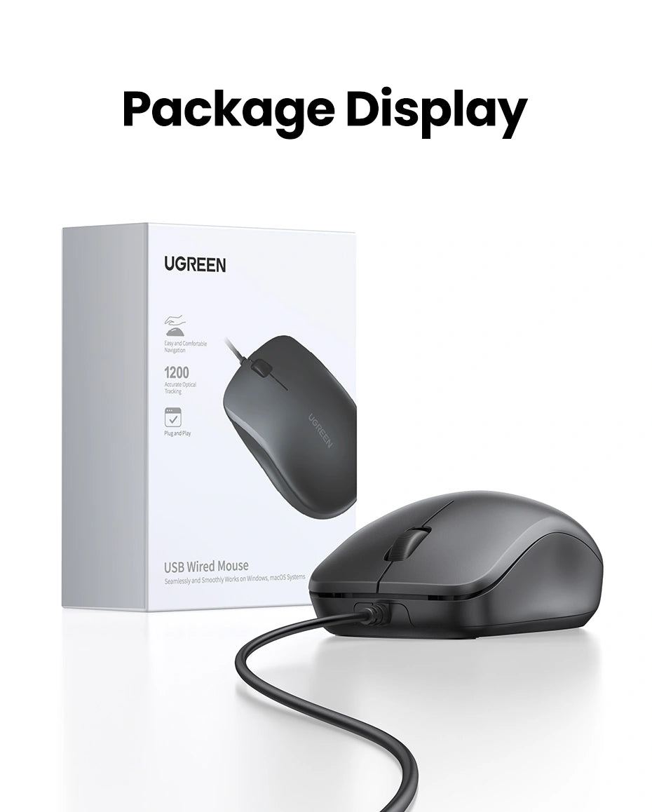 UGREEN MU007 90789 Wired Mouse