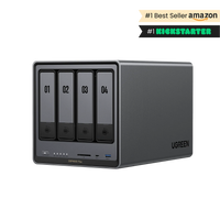 UGREEN NASync DXP4800 Plus 4-Bay Desktop NAS Intel Pentium Gold 8505 8GB DDR5 128GB SSD Diskless