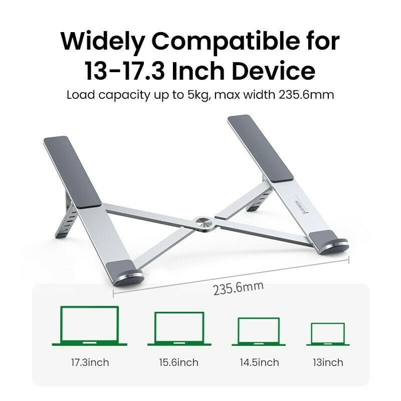UGREEN LP451 Adjustable Multi-Functional Laptop Tablet Phone Book Aluminum Stand 90312