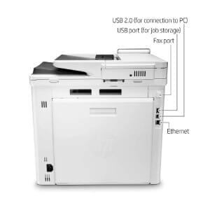 HP Color LaserJet Pro MFP M479fdw Wireless Laser Printer