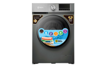 SCL SCL-WF1214TISG 26.5 lb. Front Load Washing Machine Metal Grey