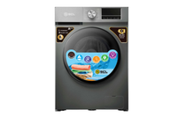 SCL SCL-WF8014TISG 17.6 lb Front Load Washing Machine Metal Grey