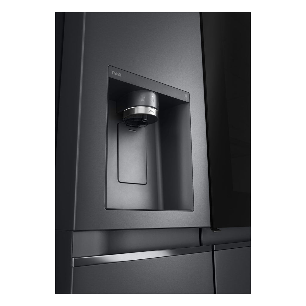 LG GC-X257CQES 22.4 cu. ft. Side-by-Side Refrigerator Matte Black