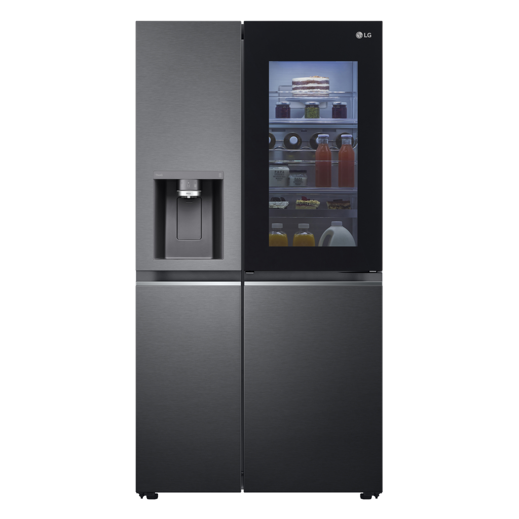 LG GC-X257CQES 22.4 cu. ft. Side-by-Side Refrigerator Matte Black