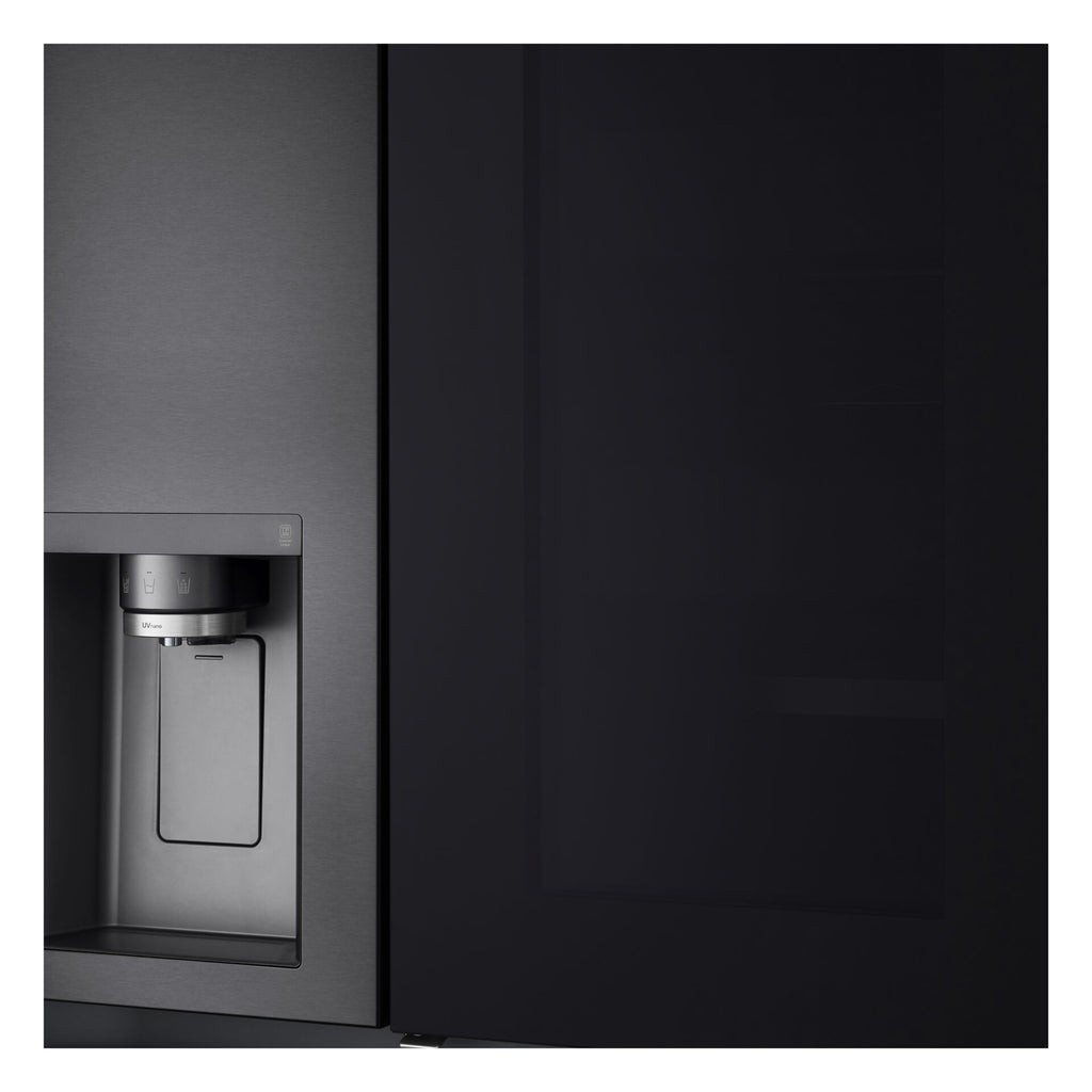 LG GC-X257CQES 22.4 cu. ft. Side-by-Side Refrigerator Matte Black