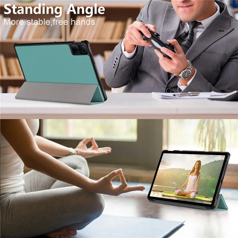 Xiaomi Redmi Pad SE 11 Inch Flip Trifold Tablet Cover Case with Pen Slot