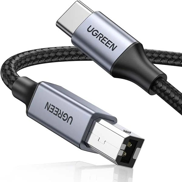 UGREEN US370-80806 USB-C to USB-B 2.0 Printer Cable 4.9 ft