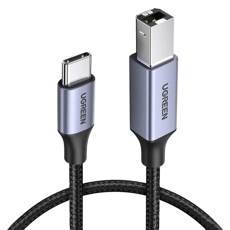 UGREEN US370-80806 USB-C to USB-B 2.0 Printer Cable 4.9 ft