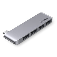 UGREEN CM263 60563 4-in-1 USB-C to 4-Port USB 3.0 Hub Gray
