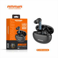ATW-ANC08 Wireless Noise Cancelling Bluetooth Headset Black