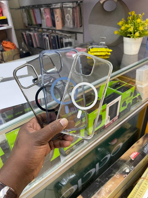 Clear MagSafe Anti-Burst Case for iPhone 11 12 13 Series