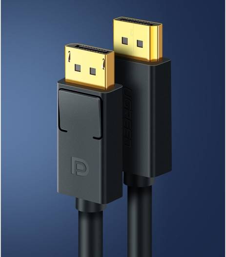 UGREEN DP102 10245 DisplayPort to DisplayPort Cable 4K 60Hz Gold-Plated 4.9 ft Black