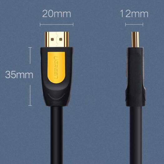 UGREEN HD101 10167 High Speed HDMI 2.0 Cable with Ethernet 16.4 ft 4K 60Hz Black