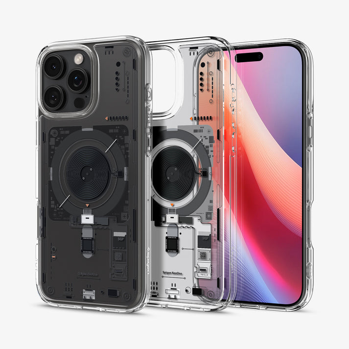 Ultra Hybrid MagSafe Case for iPhone 15 Pro Max Transparent Neo One Edition