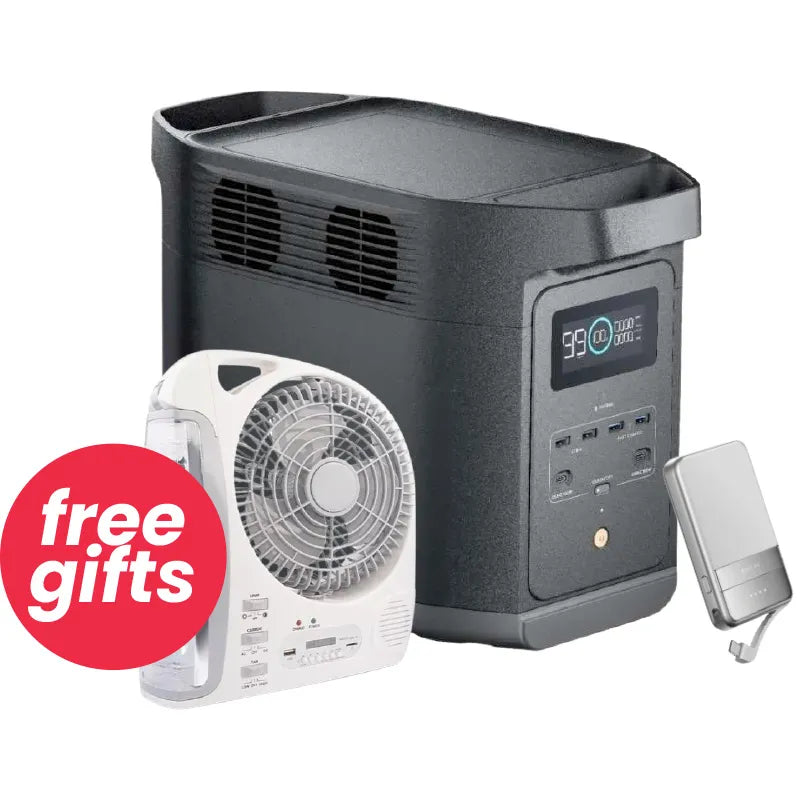EcoFlow DELTA 2 E980 980Wh 500W Portable Power Station Black