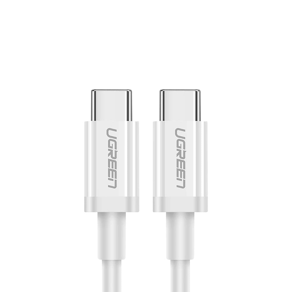 UGREEN US264 60518 USB-C to USB-C 60W PD Cable 3.3 ft White