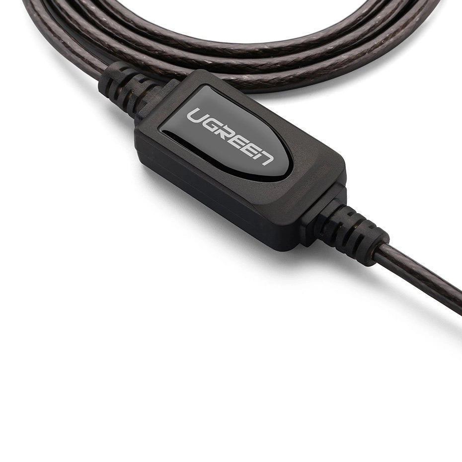 UGREEN US121 10323 Active USB 2.0 Extension Cable 480 Mbps 49.2 ft Black