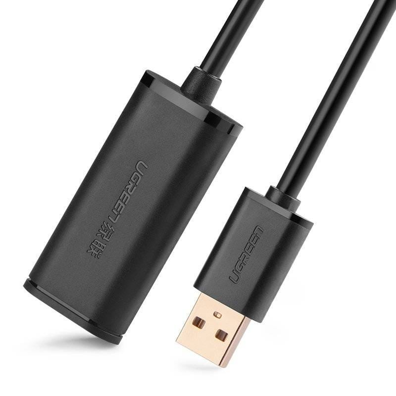UGREEN US121 10321 Active USB 2.0 Extension Cable 32.8 ft Black