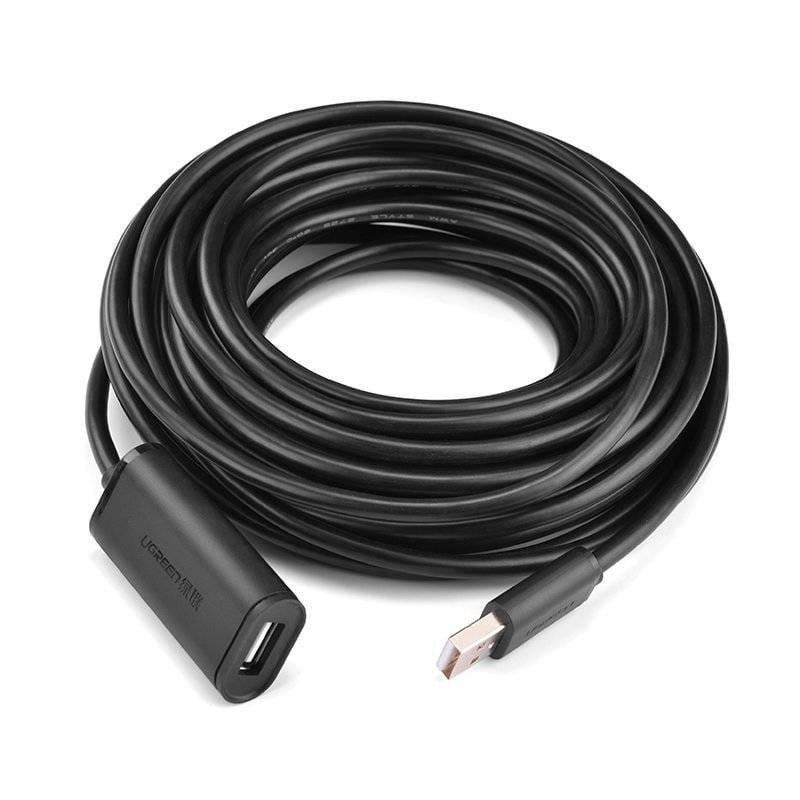 UGREEN US121 10321 Active USB 2.0 Extension Cable 32.8 ft Black