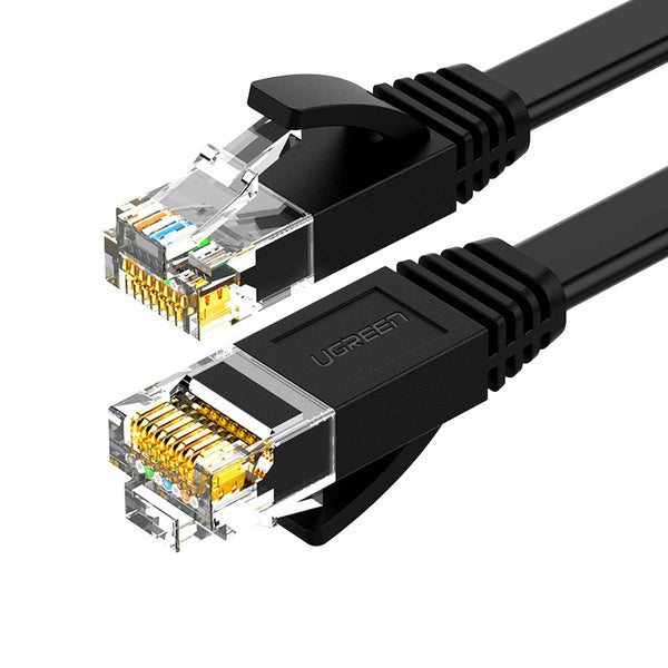UGREEN NW102 Cat 6 Flat LAN Ethernet Cable 30m Black 50182