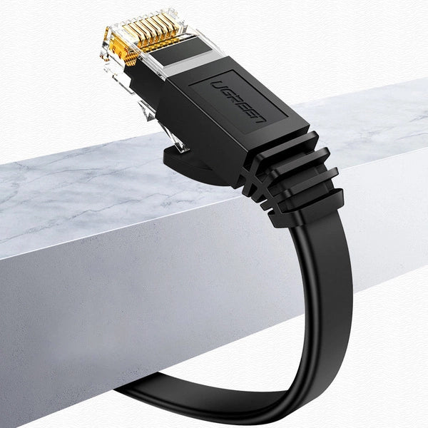 UGREEN NW102 50178 Cat6 Flat Ethernet Cable 32.8 ft Black