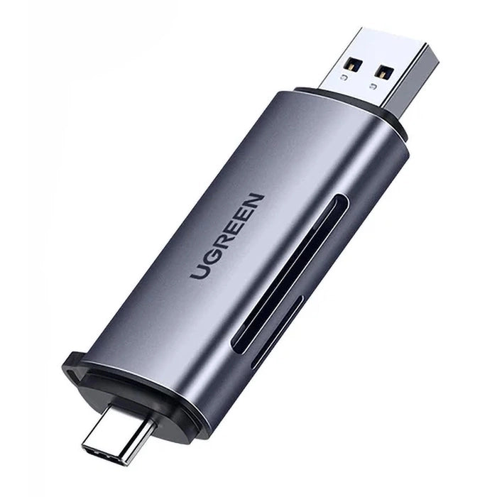 UGREEN CM185 50706 USB 3.0 USB-C SD Micro SD Card Reader Gray
