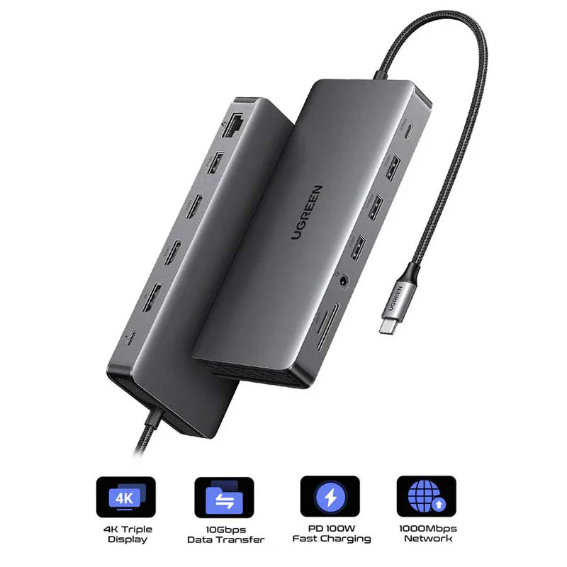 UGREEN CM681-15978 Revodok Pro 313 13-in-1 USB-C Docking Station