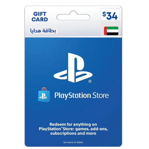 Sony PlayStation Store $34 UAE Gift Card