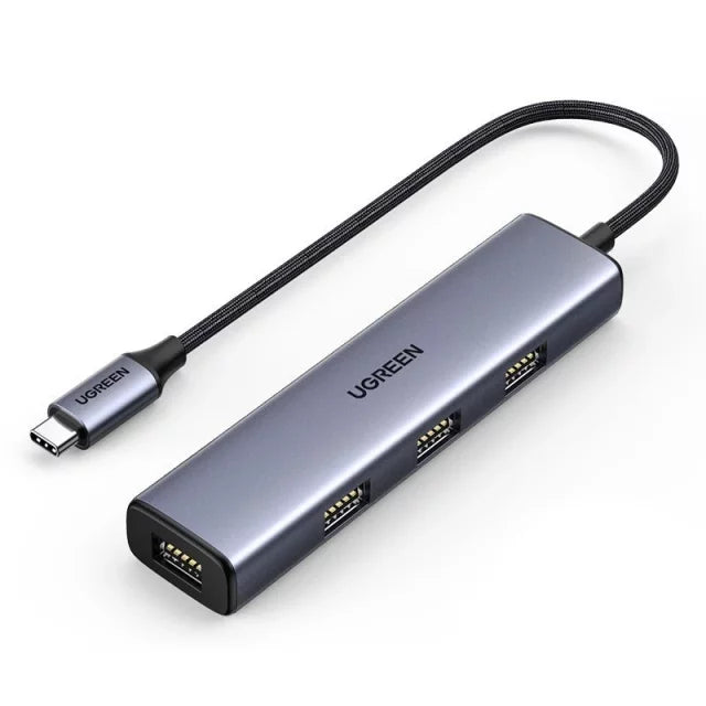 UGREEN CM473 20841 USB-C to 4-Port USB-A Hub Black