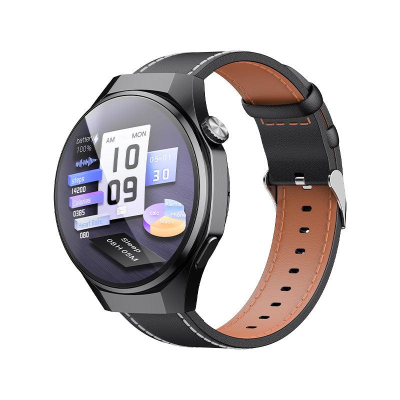 HAVIT M9064 ClassicEdge Leather Strap Smart Watch