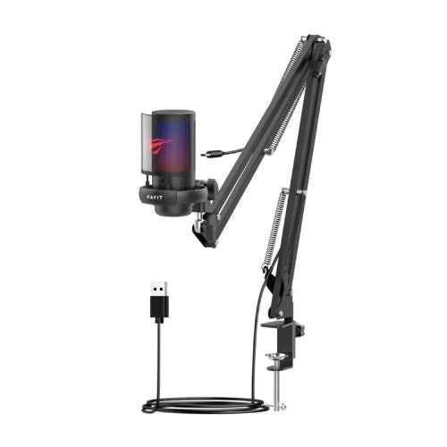 HAVIT GK50 Pro VoiceForge RGB USB Condenser Microphone