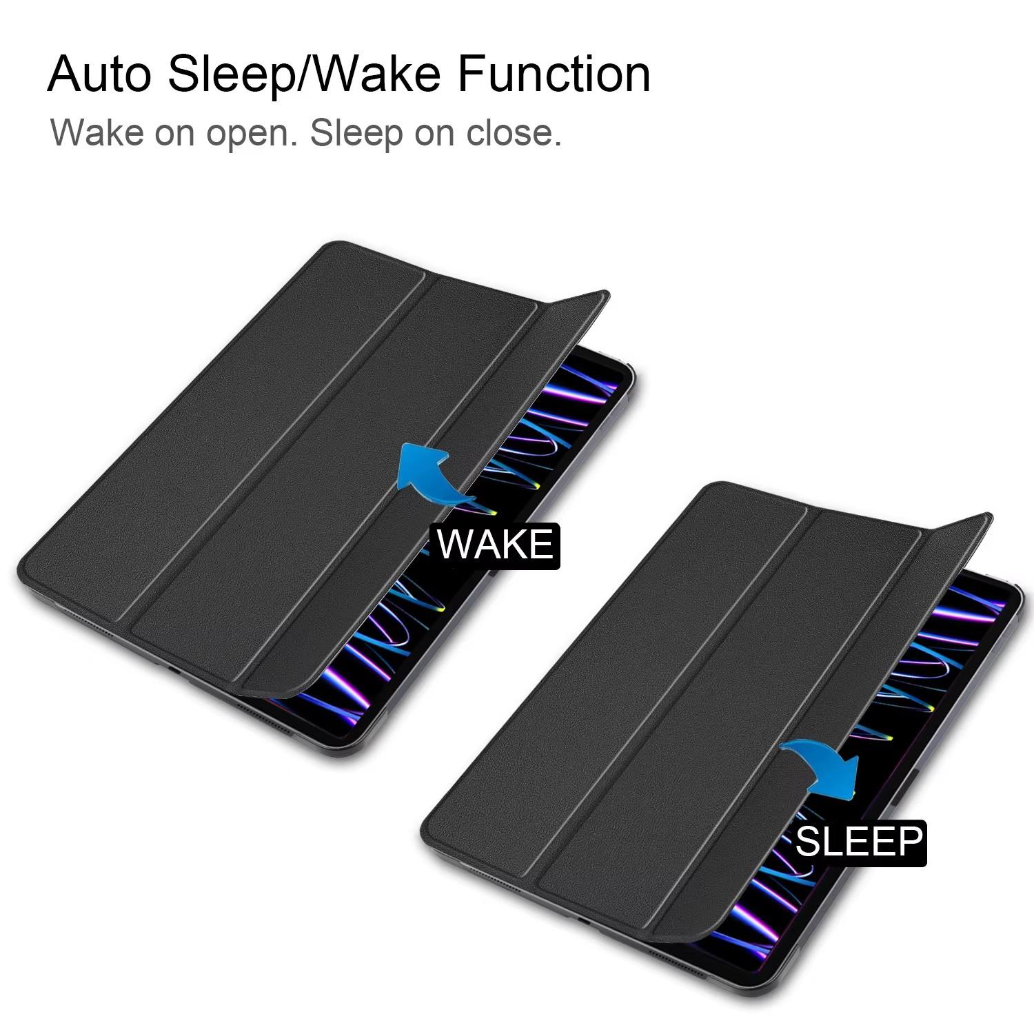Orifon LTD PU Flip Trifold Stand Case for iPad Pro 11 Inch M5 2025