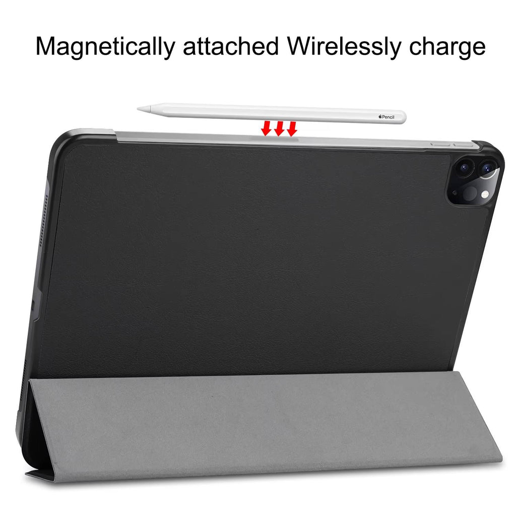 PU Flip Smart Magnetic Trifold Stand Case for iPad Pro 11 Inch M4 2024