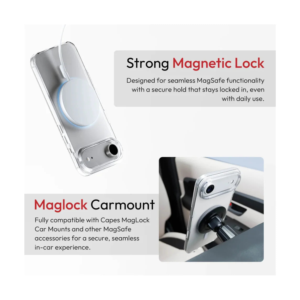 Apple iPhone 17 Air Clear Case with MagSafe