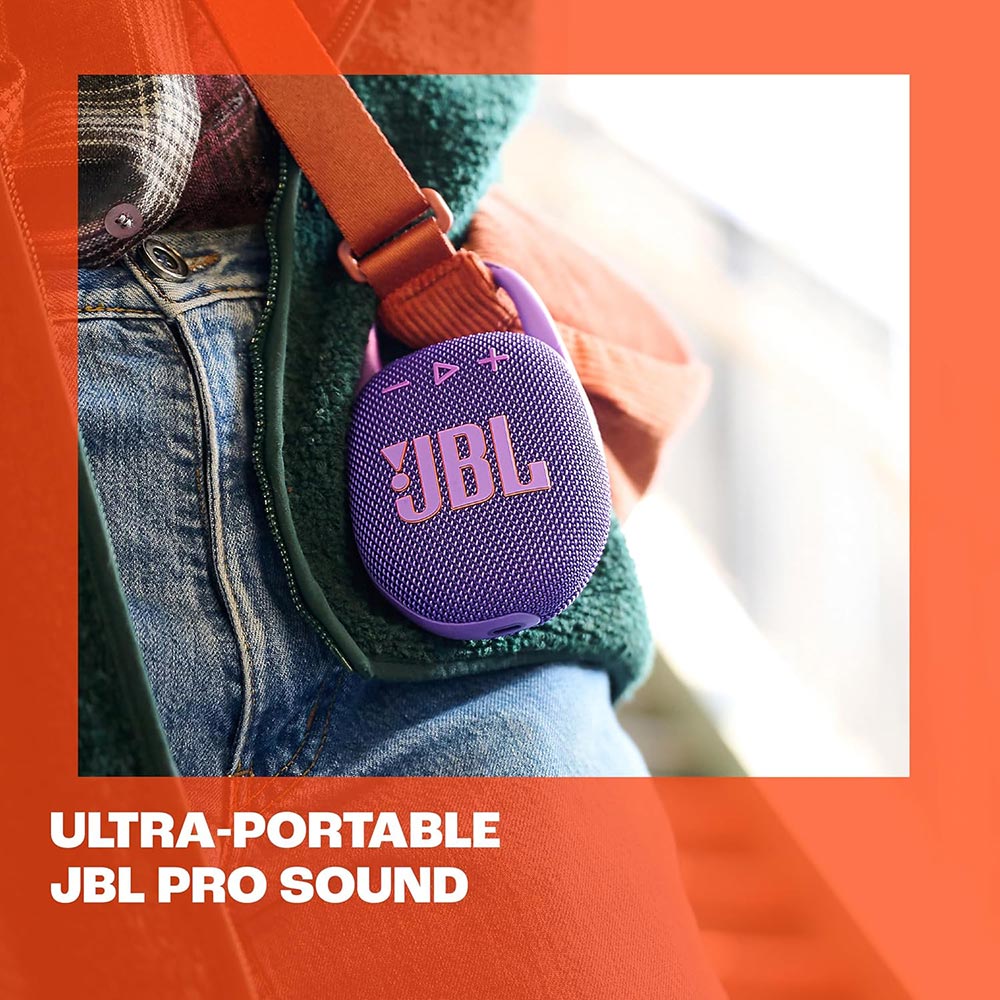 JBL Clip 5 7 Watt Portable Waterproof Bluetooth Speaker Blue