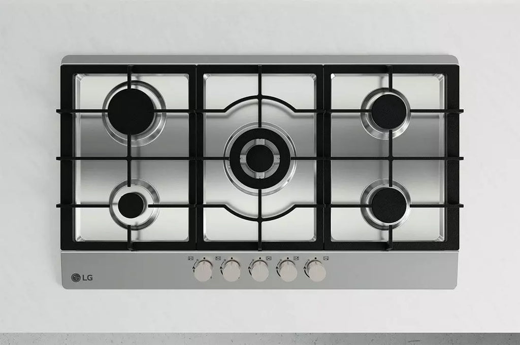 LG CG5Z3626S 35.4 in. Built-In Gas Hob Stainless Steel