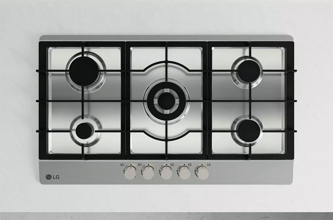 LG CG5Z3626S 35.4 in. Built-In Gas Hob Stainless Steel