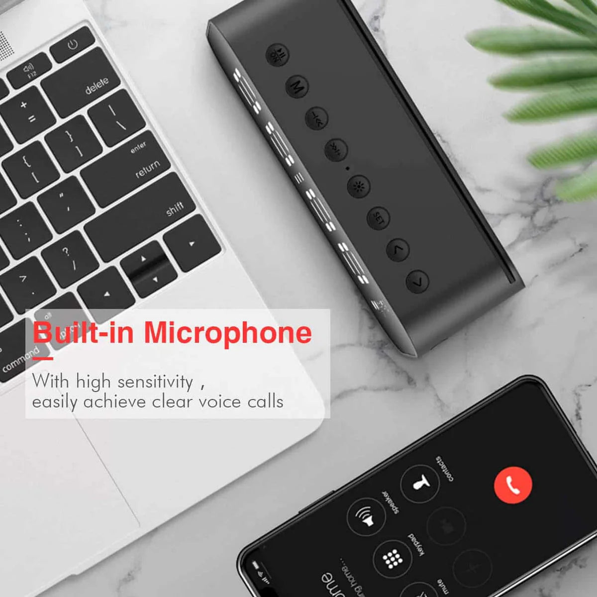 HAVIT M3 Bluetooth Speaker Alarm Clock