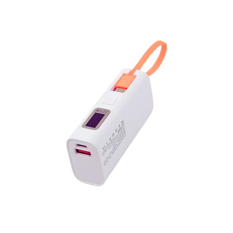 APB-FD39 22.5W 5000mAh Power Bank with Built-in Cable