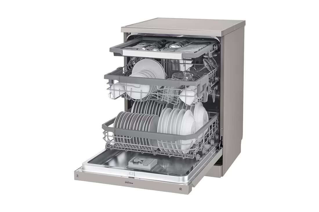 LG DFC435FP 14 Place Setting Dishwasher Silver