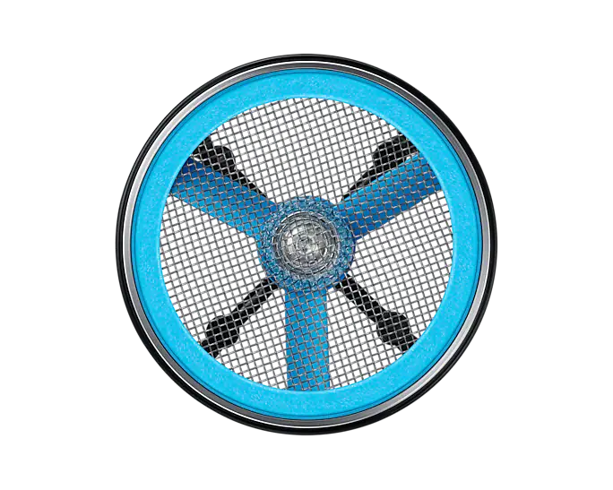 Samsung SC18M2120SB Bagless Canister Vacuum Cleaner Vitality Blue