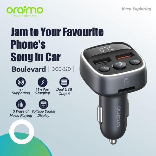Oraimo Boulevard 18W Car Charger OCC-32D