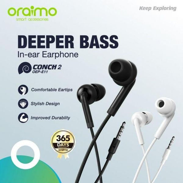 Oraimo Conch 2 In-Ear Wired Earphones OEP-E11