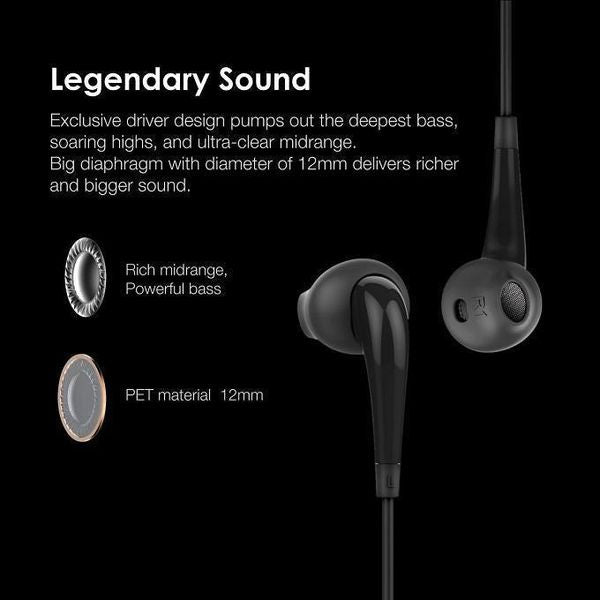 Oraimo Halo 2S Half In-Ear Wired Headphones OEP-E21P