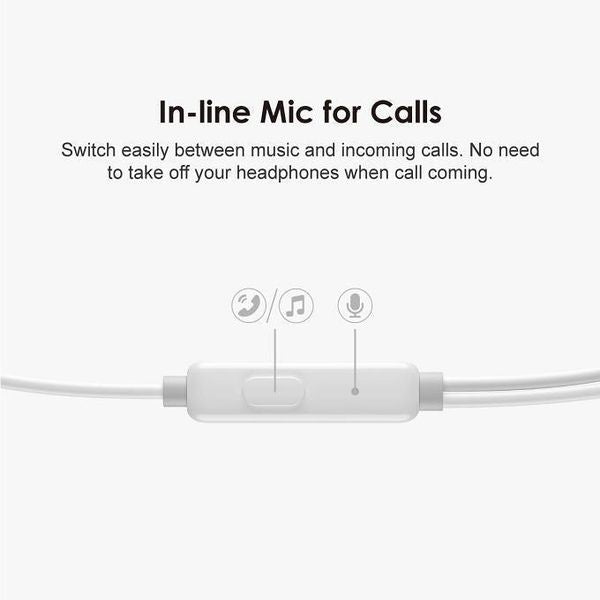 Oraimo Halo 2S Half In-Ear Wired Headphones OEP-E21P